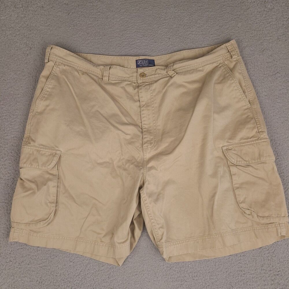 Polo Ralph Lauren Cargo Shorts‎ Size 45 Brown Beige Polo Chino Preppy